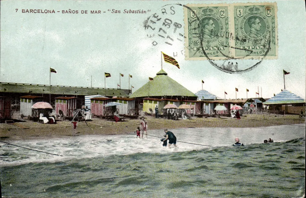 Barcelona - Baños de Mar - San Sebastián — Verlag Samsoty Missé H. Barra - Vorderseite