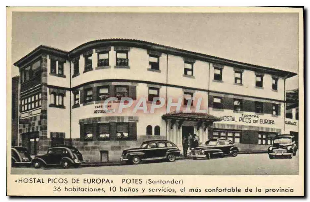 Hostal Picos de Europa — Potes (Santander) — wydawca nieznany - Awers