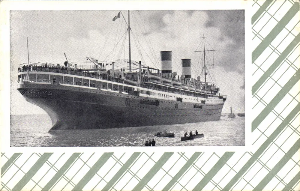 M/S Augustus — Statek linii — Navigazione Generale Italiana - Awers