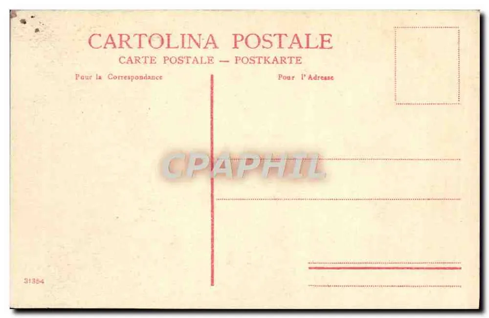 Venezia Lido - Grand Hotel des Bains e Giardino — Verlag Cartolina Postale, n° 31354 - Rückseite