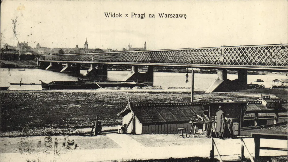 Ausblick von Prag nach Warschau — Verlag K. Wojtyński, Nr. 886 - Vorderseite