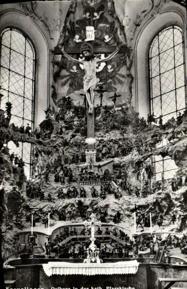 Kronunglingen - Oelberg in der katholischen Pfarrkirche — Photoglas-Wehrli A.-G., Zürich, n° 5820 - Vorderseite