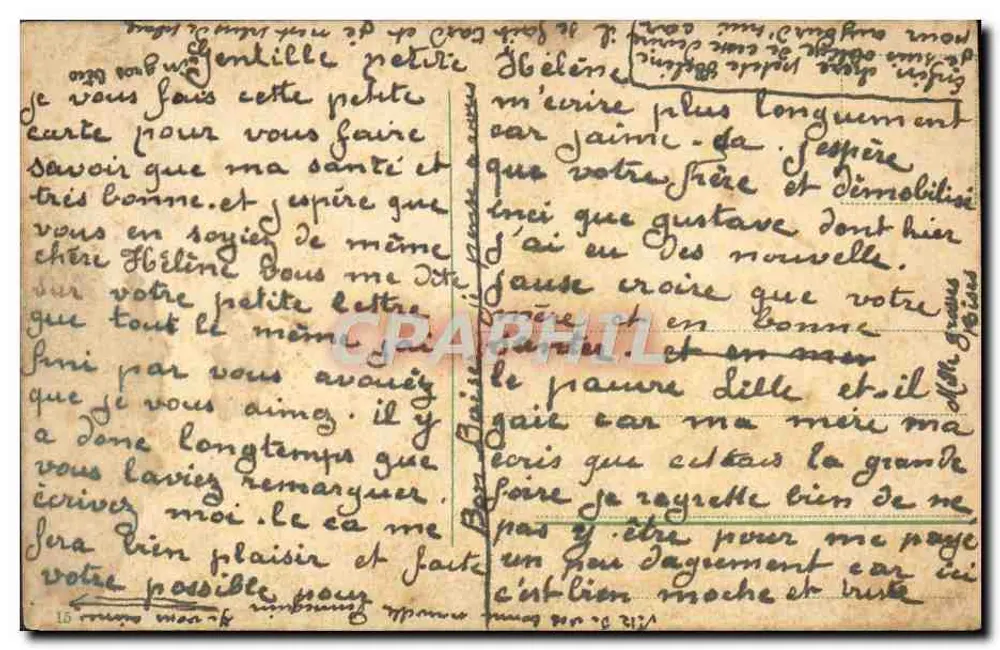 Dorf mit Dachstühlen — Widoki z Królestwa Polskiego — unbekannter Verlag - Rückseite