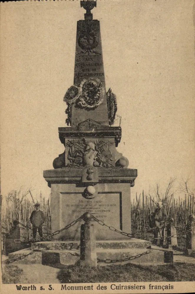 Wœrth s. S. Denkmal für die französischen Kürassiere — Verlag A. Lévy - Vorderseite