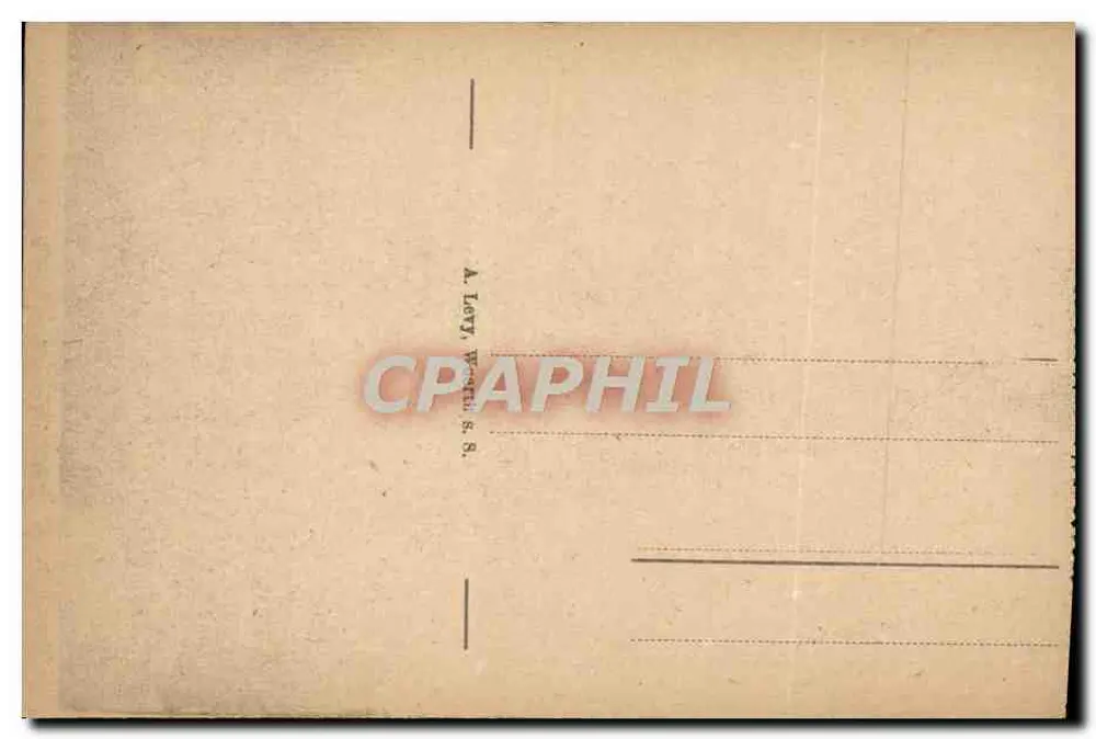 Wœrth s. S. Denkmal für die französischen Kürassiere — Verlag A. Lévy - Rückseite