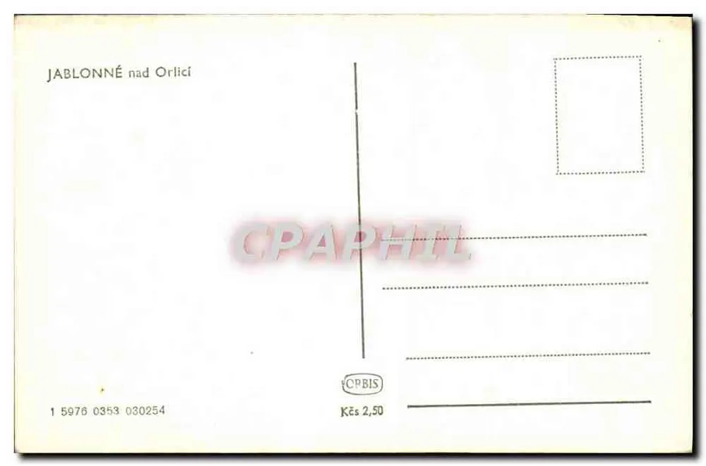 जबलोने नाद ओरलिसी — गांव और नदी के व्यापक दृश्य — प्रकाशक CPBIS, संख्या 1 5976 0353 030254 - पीछे