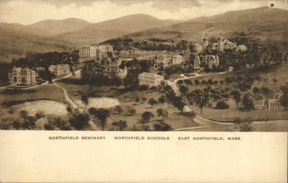 Northfield Seminary — Northfield Schools — East Northfield, Mass. - Vorderseite