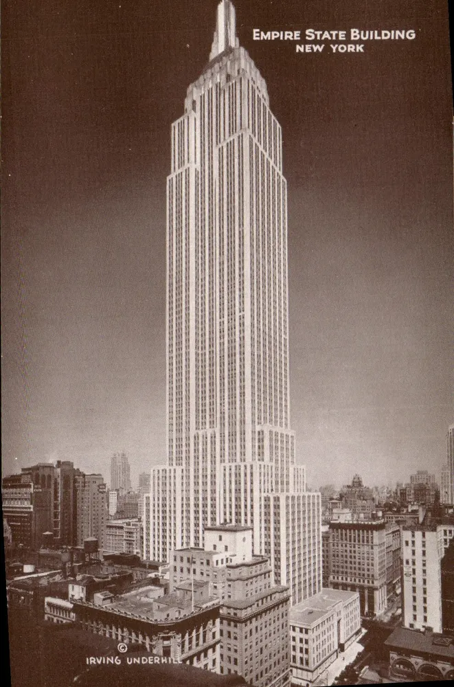 Empire State Building — Nova Iorque — Irving Underhill - Frente