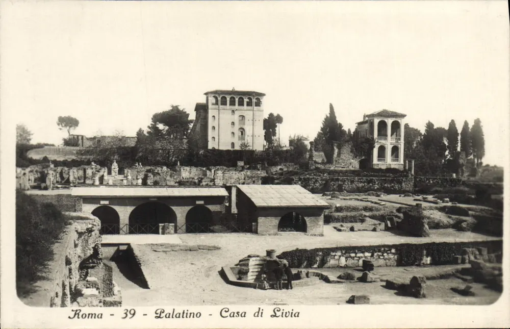 Rom - 39 - Palatino - Haus der Livia - Vorderseite