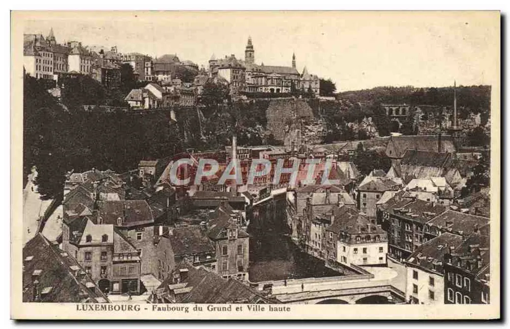 Luxemburg - Faubourg du Grund und Oberstadt - Vorderseite