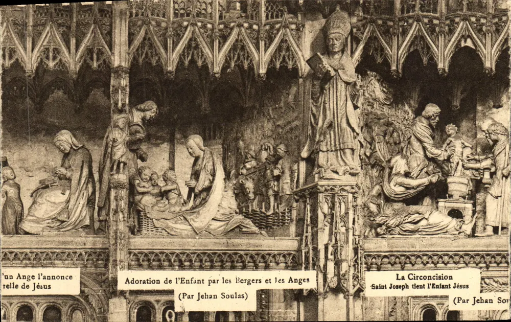 Religiöse Szenen — Skulpturen von Jehan Soulès - Vorderseite