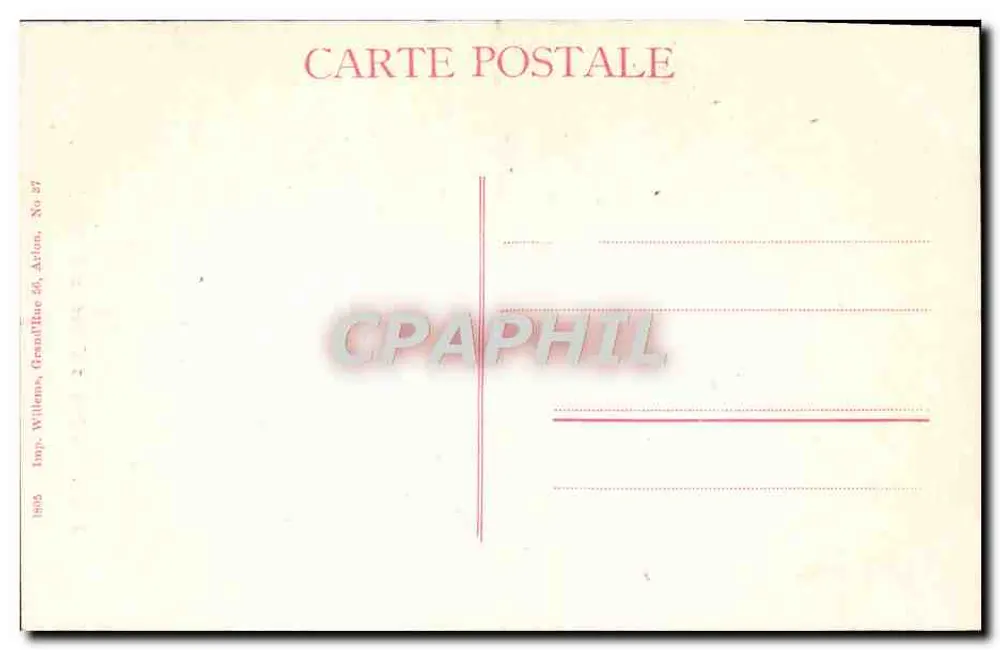 Arlon. Avenida dos Capuchinhos do Século 17 — Imp. Williams, Arlon, n° 87 - Verso
