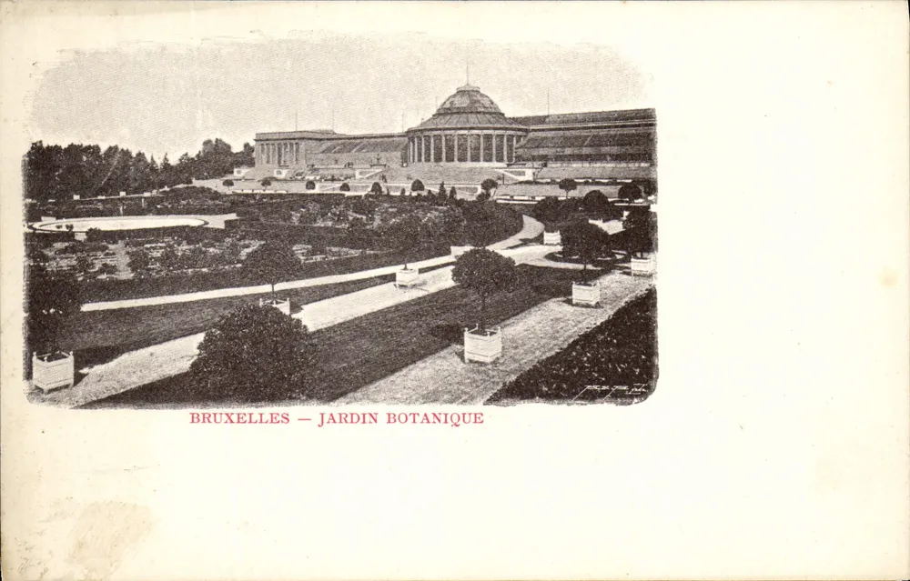 Bruxelas — Jardim Botânico — editor não visível - Frente