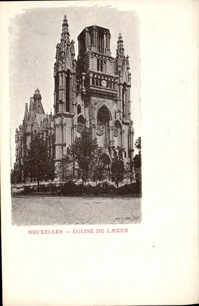 Bruxelas — Igreja de Laken - Frente