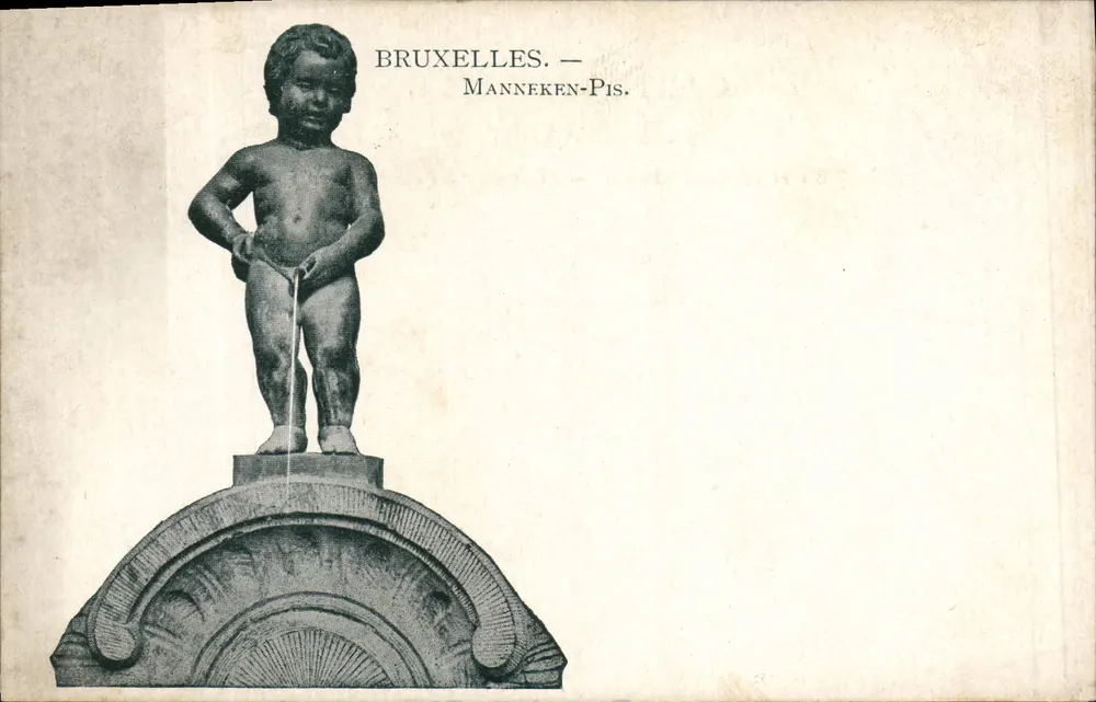Bruxelas — Manneken-Pis - Frente