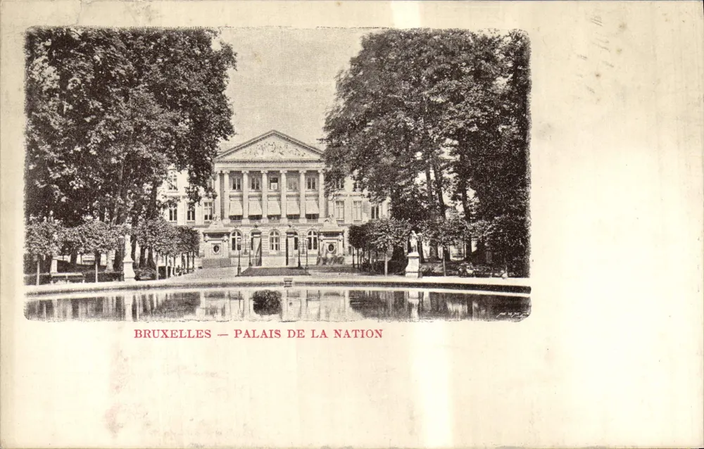 Bruxelas — Palácio da Nação - Frente