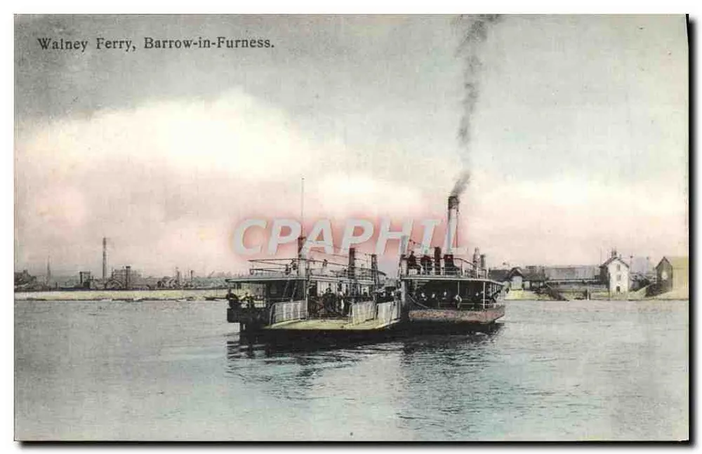 Walney Ferry, Barrow-in-Furness — Ansicht der Dampfbrücke — Spencer's Series - Vorderseite