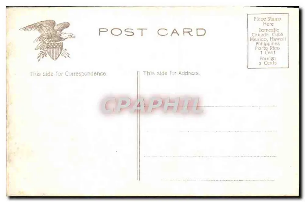 Het Capitool, Harrisburg, Pennsylvania — uitgever H. C. 97-14 - Achterkant