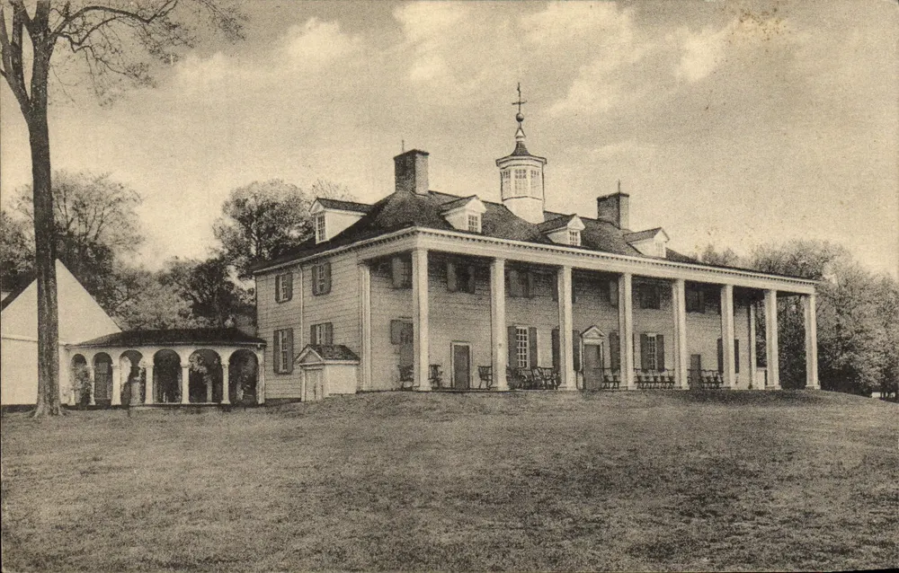 Mount Vernon — Heimat von George Washington — Mount Vernon Shops - Vorderseite