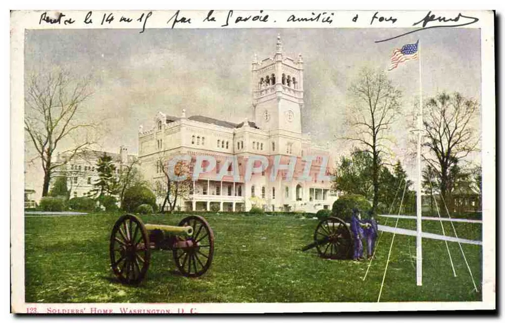 Soldiers' Home Washington, D.C. — éditeur FOSTER & REYKILDS, n° 123 - Vorderseite