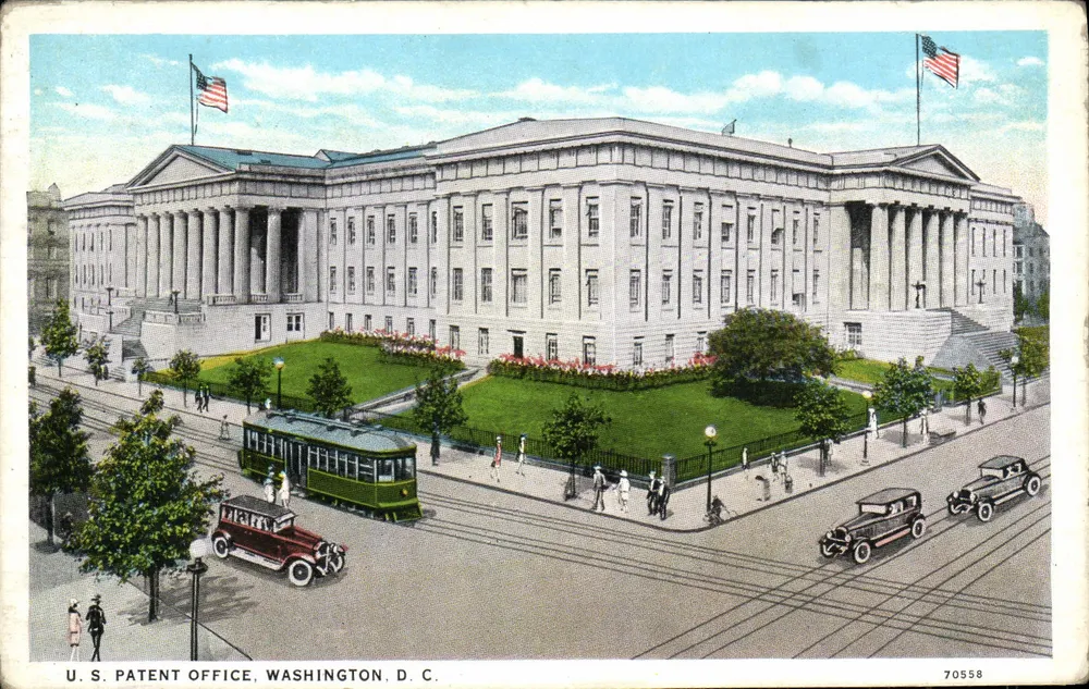 U.S. Patent Office, Washington D.C. — vista arquitetônica — B. S. Reynolds Co., n° 70558 - Frente