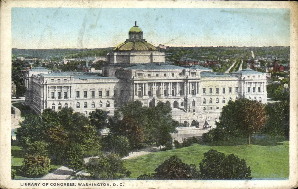 Bibliothek des Kongresses — Washington, D.C. — veröffentlicht von B. S. Reynolds Co. - Vorderseite