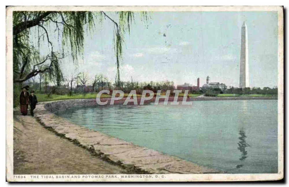 O Tidal Basin e o Potomac Park — Washington, D.C. — editor Phostint, n° 71534 - Frente