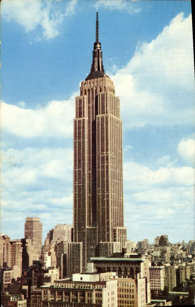 Empire State Building — New York City — Alfred Mainzer, Inc. AM-701 - Vorderseite