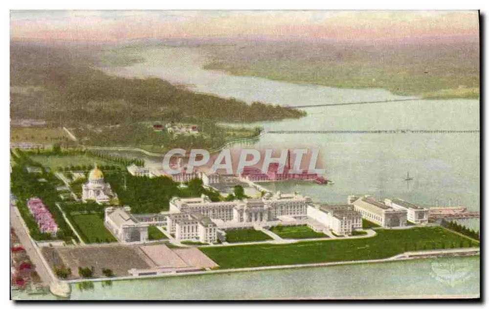 Academia Naval dos Estados Unidos — Annapolis — editor Washington, Baltimore & Annapolis Electric Railroad Co. - Frente