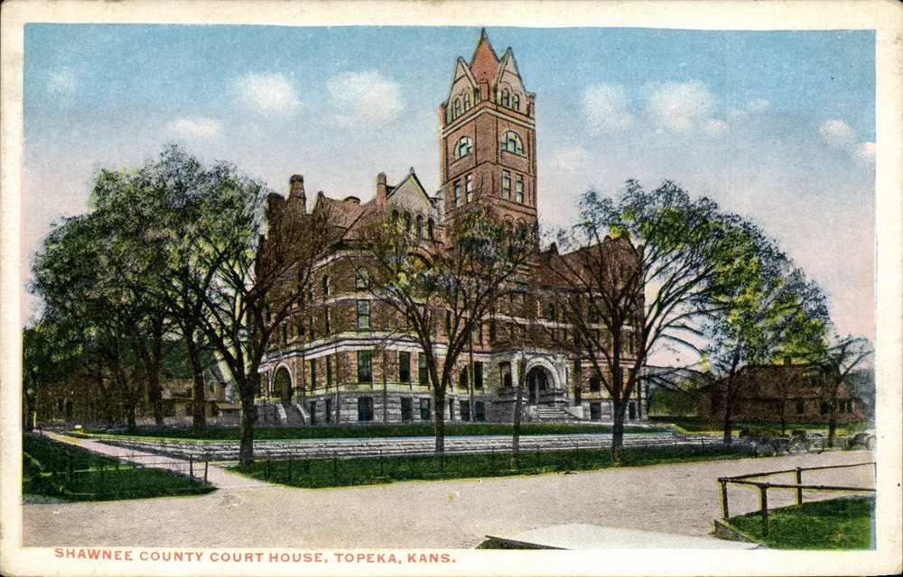 Shawnee County Courthouse, Topeka, Kansas — unbekannter Verlag, Seriennummer nicht sichtbar - Vorderseite