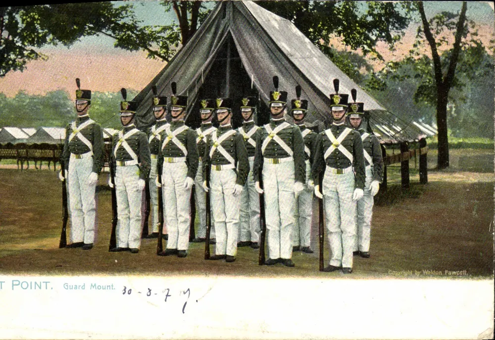 West Point. Montaż Strażnika — Copyright by Weldon Fawcett - Awers