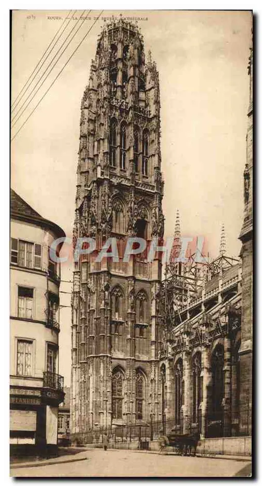 Rouen — La Tour de Beurre Cathédrale — Planelle - Recto
