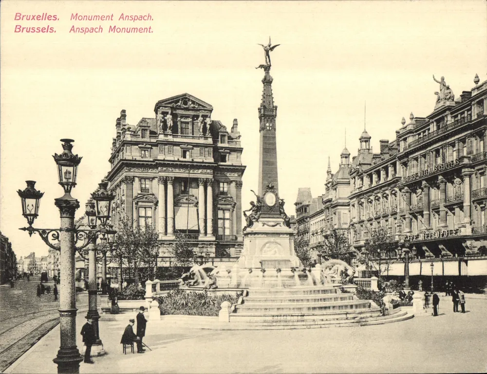Monument Ansprach — Bruxelles - Vorderseite