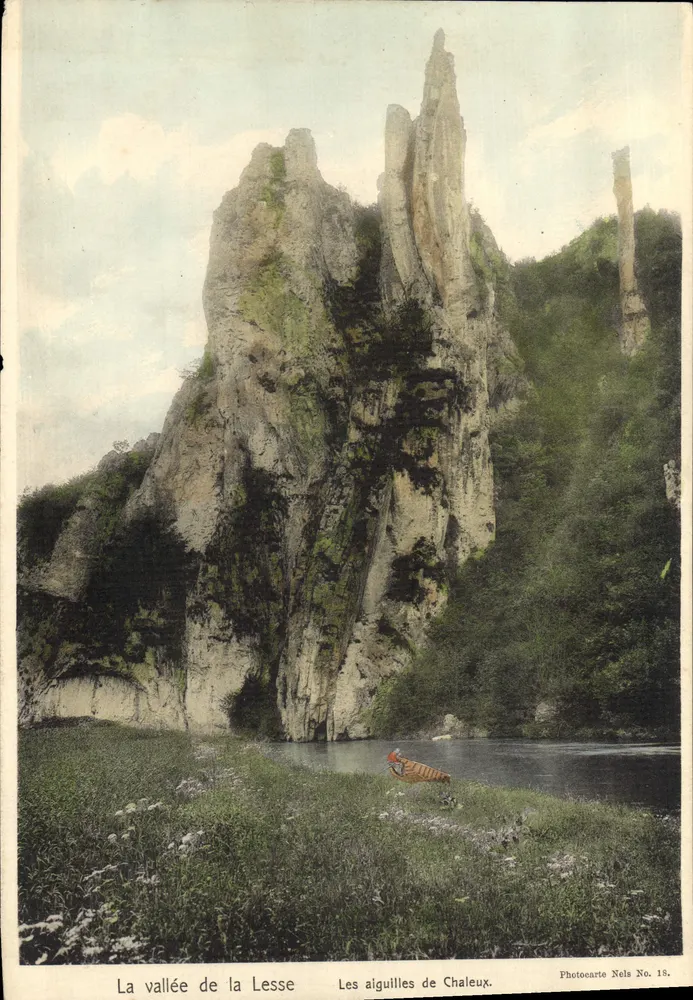 Die Lesse-Tal — Die Chaleux-Nadeln — Photocarte Nels Nr. 18 - Vorderseite