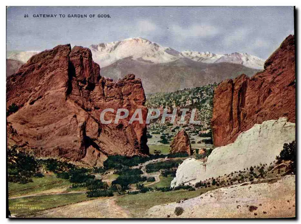 Gateway to Garden of Gods — Colorado Springs — Williason & Napphys Co. - Vorderseite