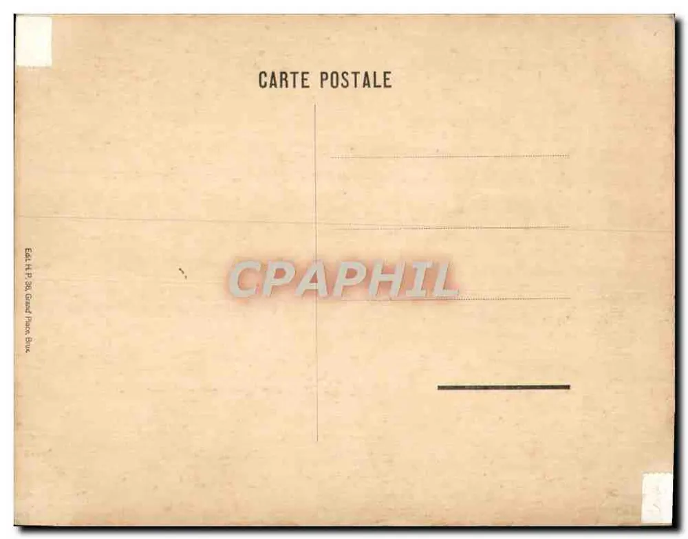 Brüssel - Justizpalast, Panorama — Verlag H.P. Grand Photo Brüssel, Nr. 38 - Rückseite