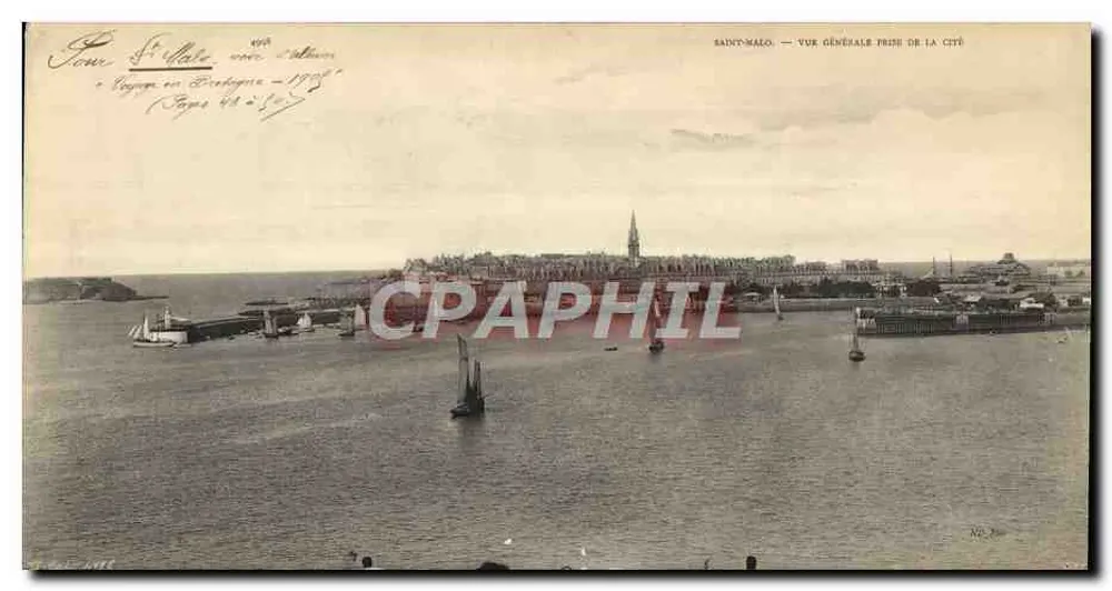 Saint-Malo — Allgemeiner Blick aus der Stadt — Nr. 26 - Vorderseite