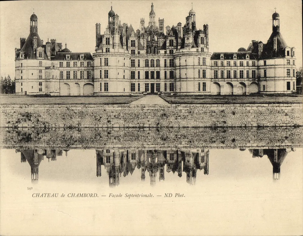 Château de Chambord — Nordfassade — ND Phot. - Vorderseite