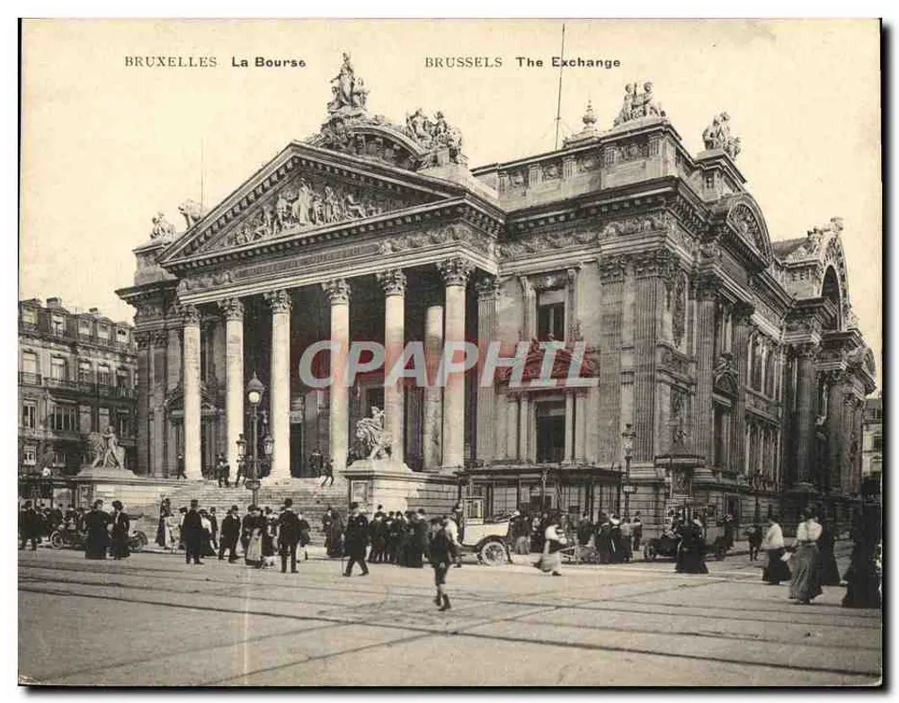 Bruxelles La Bourse — editore non visibile, numero di serie non visibile - Recto
