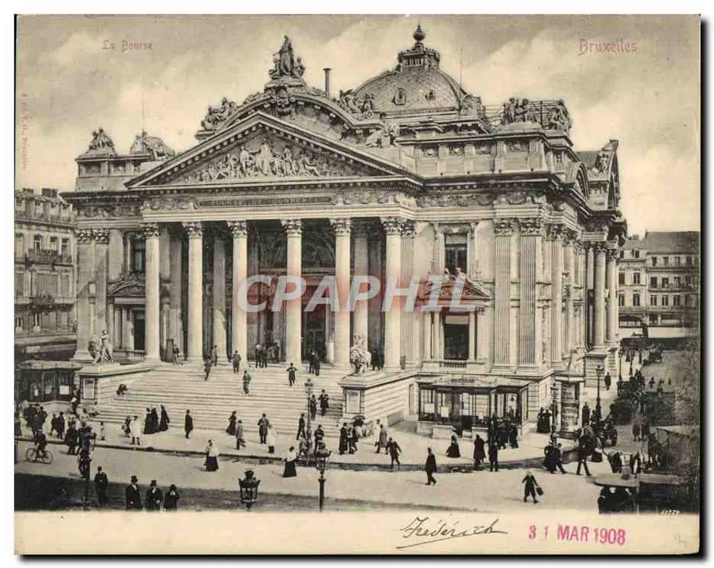 A Bolsa — Bruxelas — Imprensa Panorama - Frente