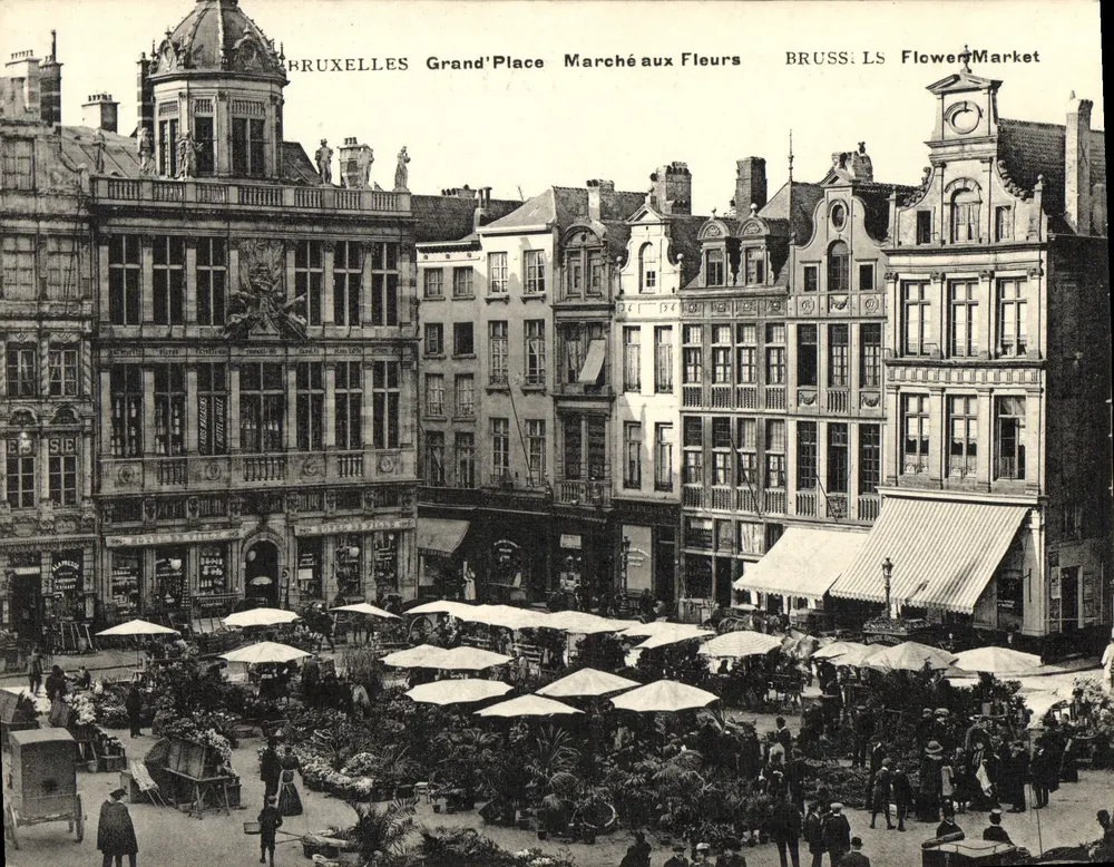 Brüssel Grand'Place — Blumengeschäft — n° 917 - Vorderseite