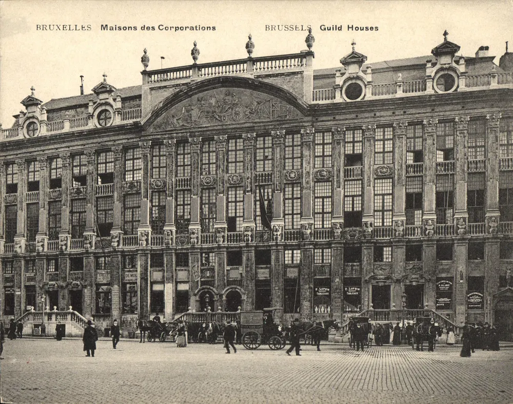 Brüssel — Gildehäuser — Brüssel - Maisons des Corporations — - Vorderseite