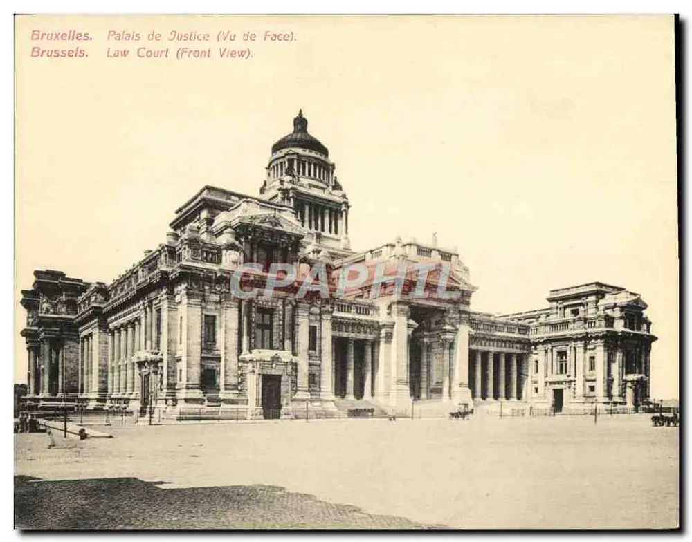 Palais de Justice (Vu de Face) — Bruxelles - Recto