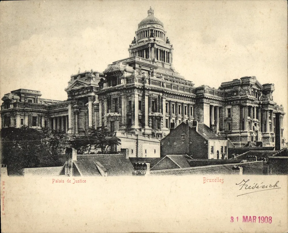 Palast der Gerechtigkeit — Brüssel — Freidérich, n°3 - Vorderseite