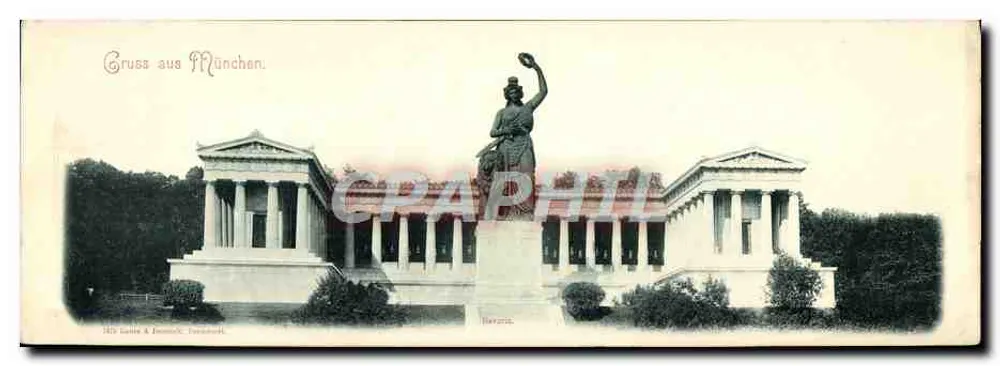Estatua da Liberdade — Museu da Cidade de Munique — editor: L. & J. Tornemire - Frente