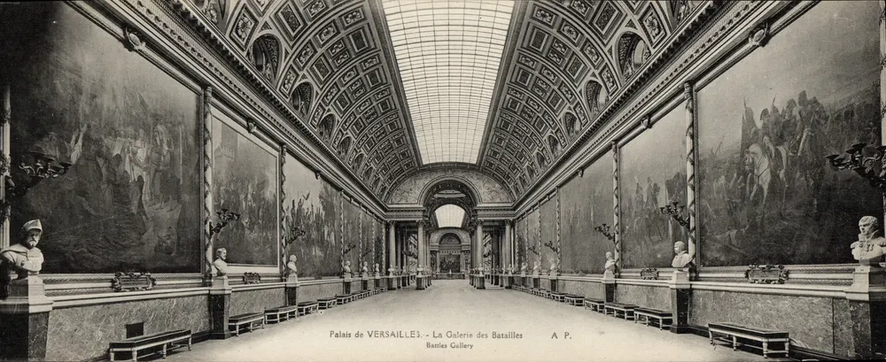 Palais de VERSAILLES — La Galerie des Batailles — A.P. - Vorderseite