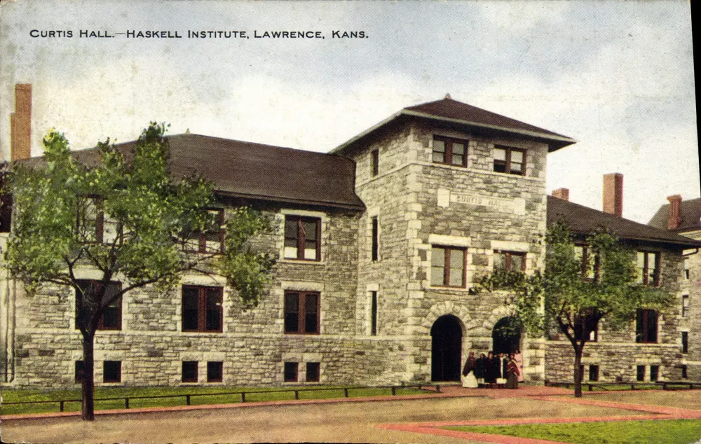 Curtis Hall — Haskell Institute, Lawrence, Kansas. - Voorkant