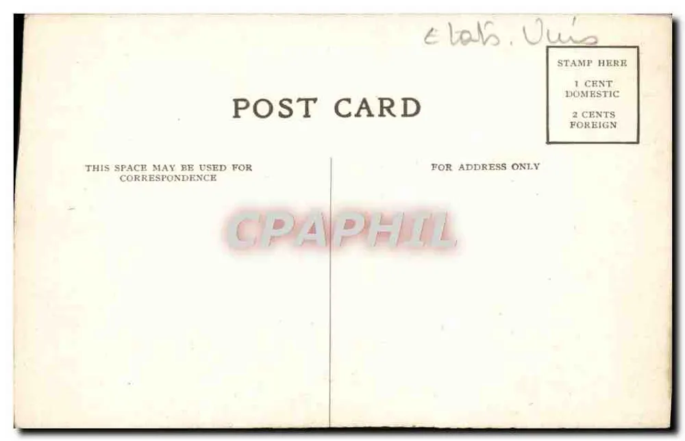Curtis Hall — Haskell Institute, Lawrence, Kansas. - Achterkant
