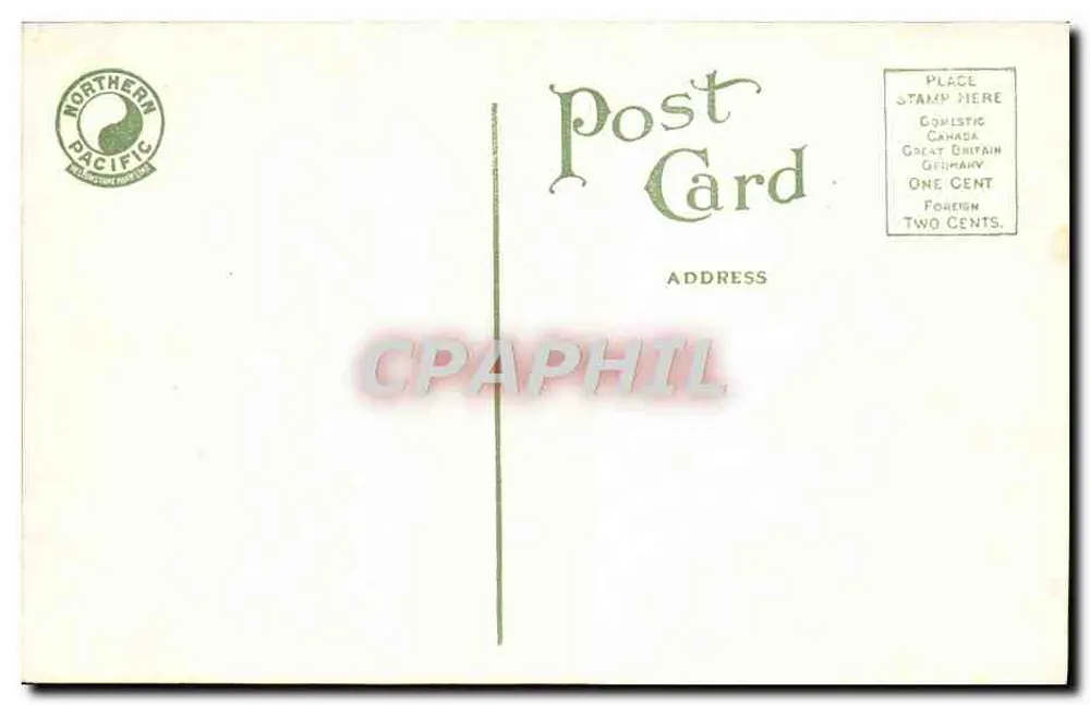 Entlang der Ufer des Roten Flusses — Fargo, N.D. — Northern Pacific Railway - Rückseite