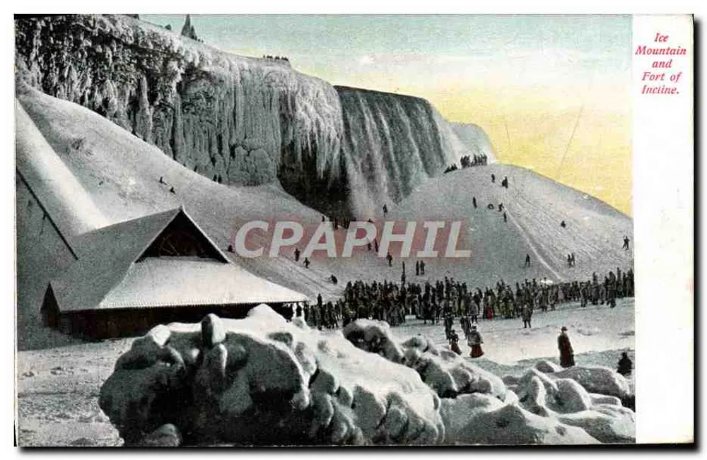 Eisberg und Festung Inciline — Niagara Falls, N.Y. — Verlag J.H.K. & Co. - Vorderseite